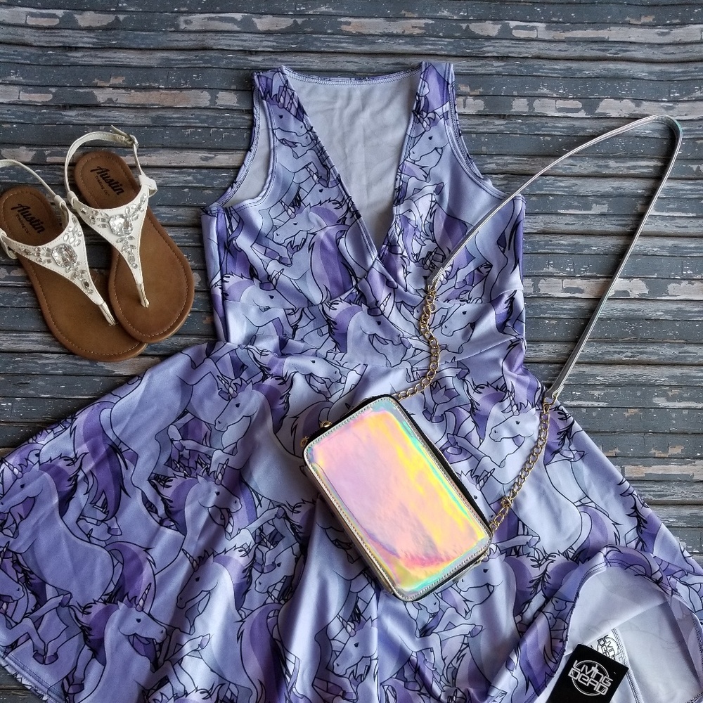 Living Dead BlackMilk unicorn dress NWT